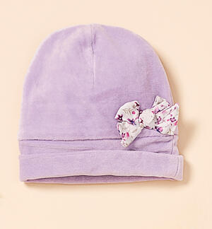 Newborn girl chenille hat Minibanda