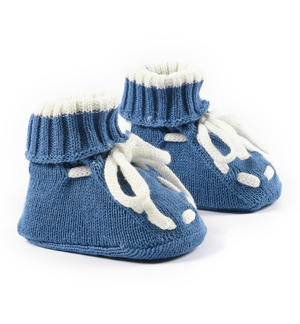Graziose calze neonato in tricot 100% cotone Minibanda