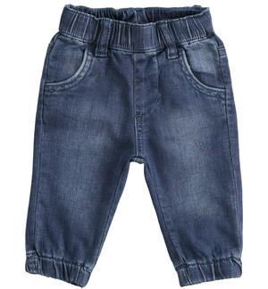 Jeans neonato in denim stretch di cotone BLU Minibanda
