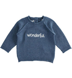 Maglione per neonato BLU Minibanda