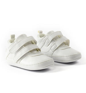 Simpatiche Sneakers neonato BIANCO Minibanda