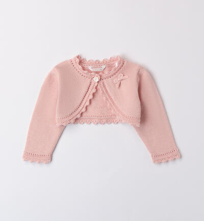 Cardigan per bimba ROSA Minibanda