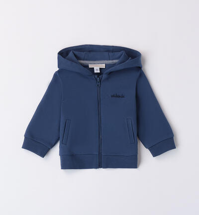 Boys' hooded sweatshirt BLUE Minibanda