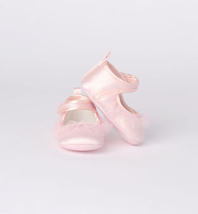 Tulle shoes for baby girls PINK Minibanda