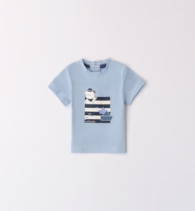 Boys' T-shirt with print LIGHT BLUE Minibanda