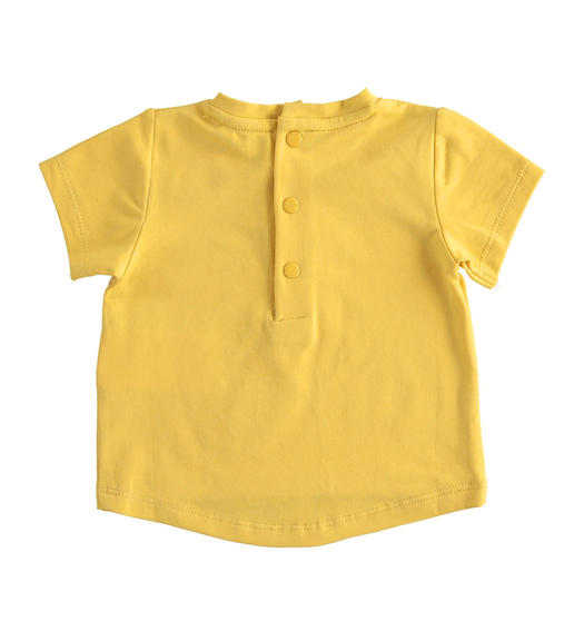 T-shirt neonato con orsetto da 1 a 24 mesi Minibanda SENAPE-1531
