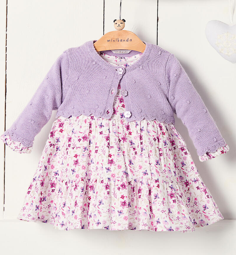 Dress for newborn girl PANNA-LILLA-6ATZ