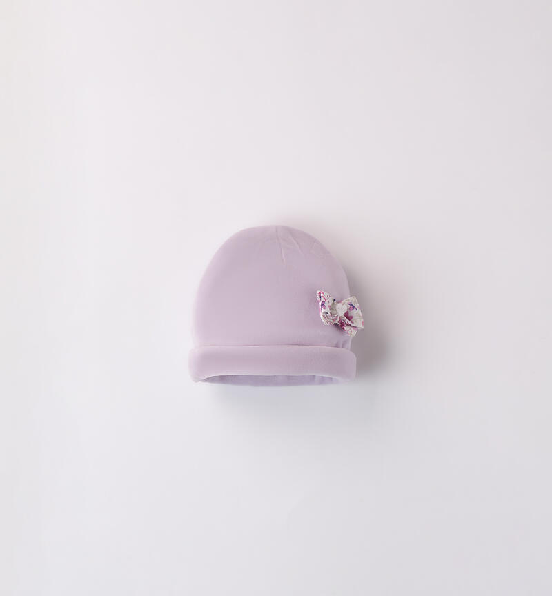 Newborn girl chenille hat ORCHIDEA-3316