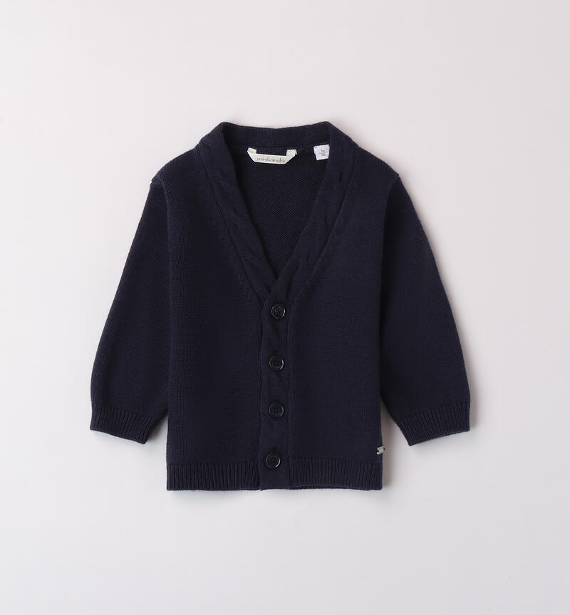 Cardigan for baby boy NAVY-3885