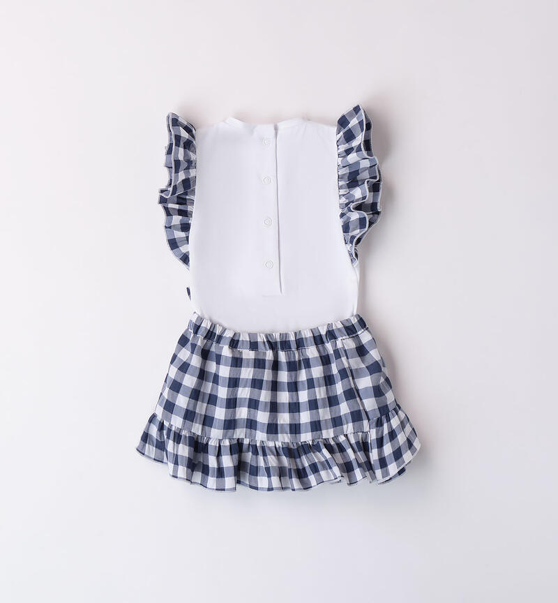 Completo bimba body e gonna NAVY-3854