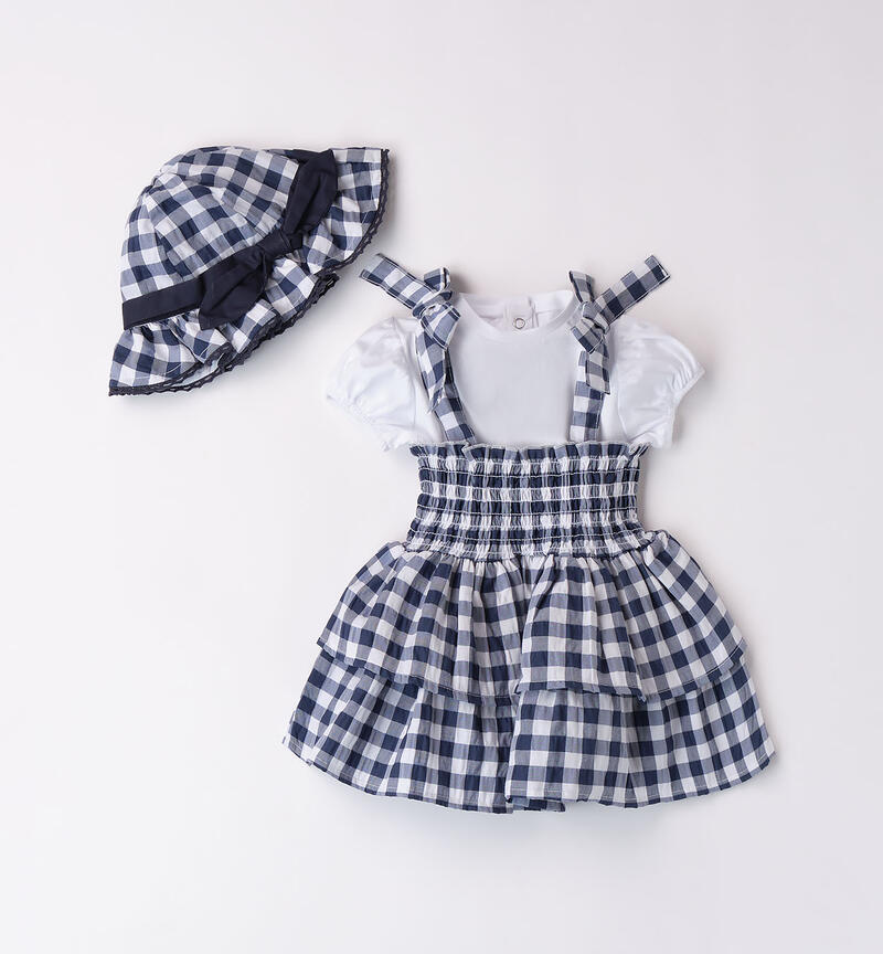 Girls' three-piece outfit NAVY-3854