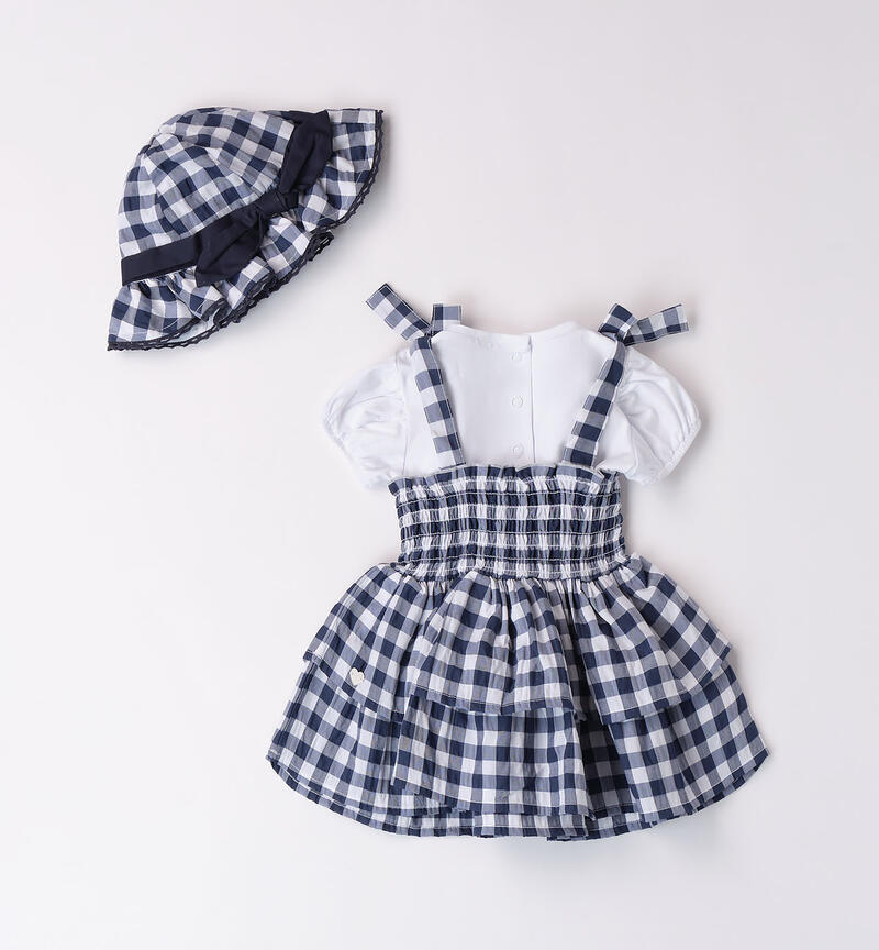 Girls' three-piece outfit NAVY-3854