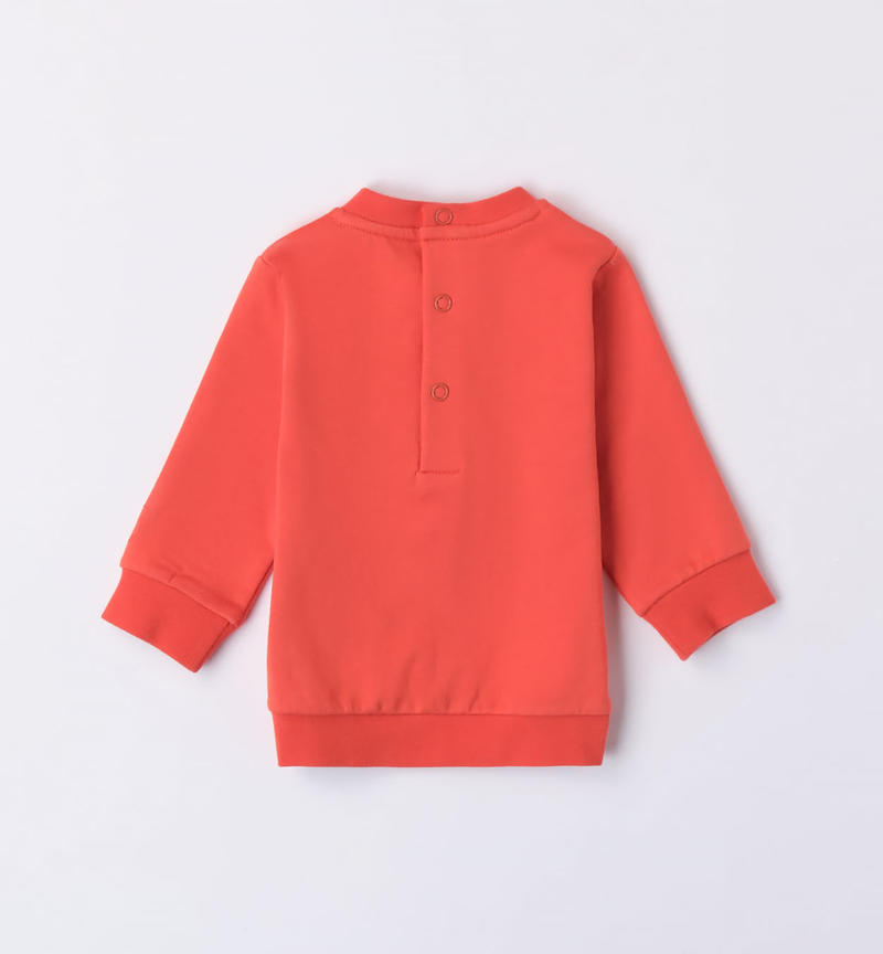 Minibanda fox sweatshirt for boys aged 1 to 24 months CHILI-1947