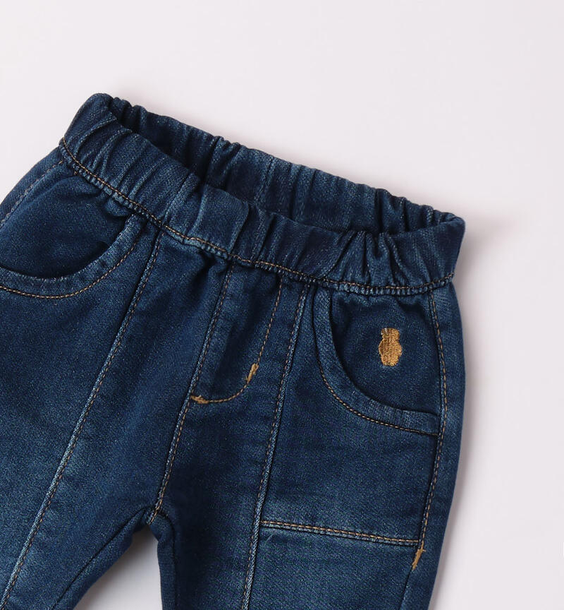 Minibanda jeans for boys from 1 to 24 months STONE WASHED-7450