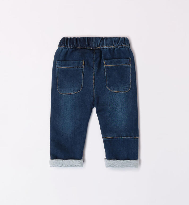 Jeans bimbo con orsetto da 1 a 24 mesi Minibanda STONE WASHED-7450