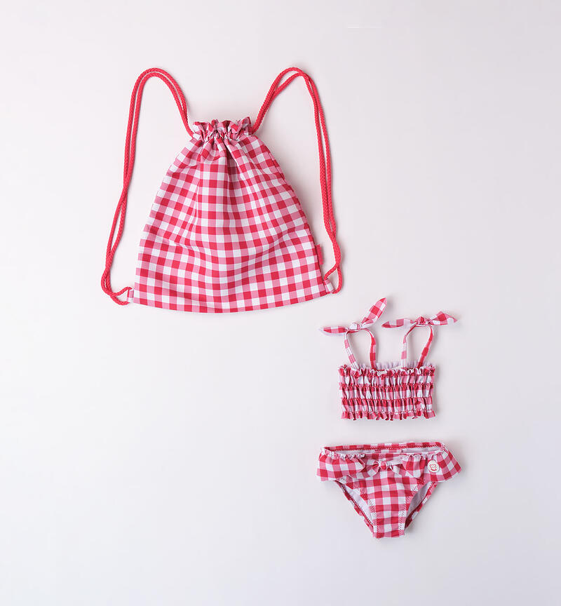 3-piece beach kit for baby girls MAGENTA-2366
