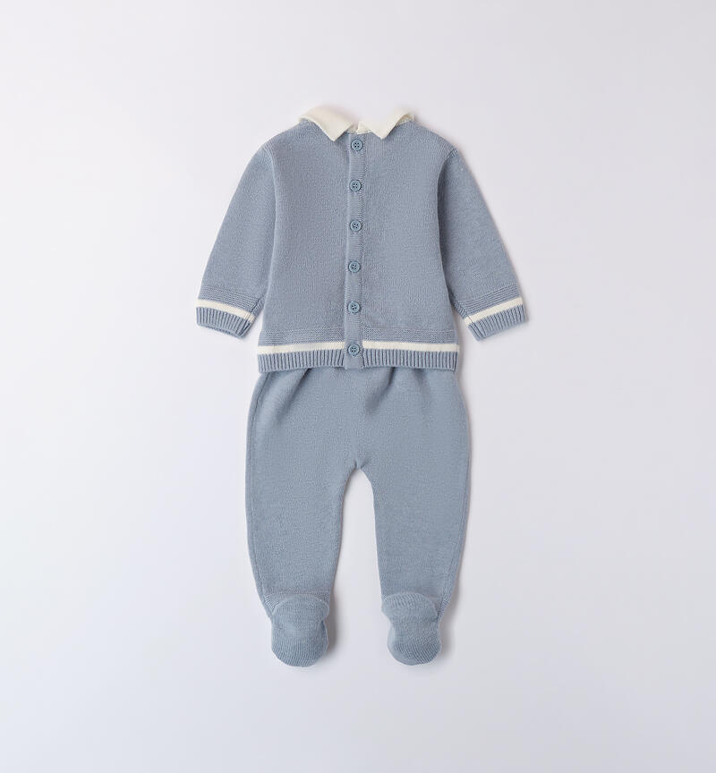 Tricot jumpsuit for baby boy AVION-3825