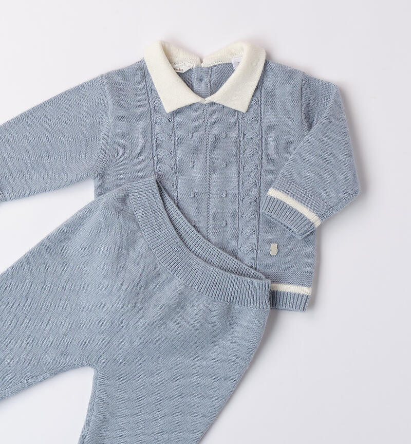 Tricot jumpsuit for baby boy AVION-3825