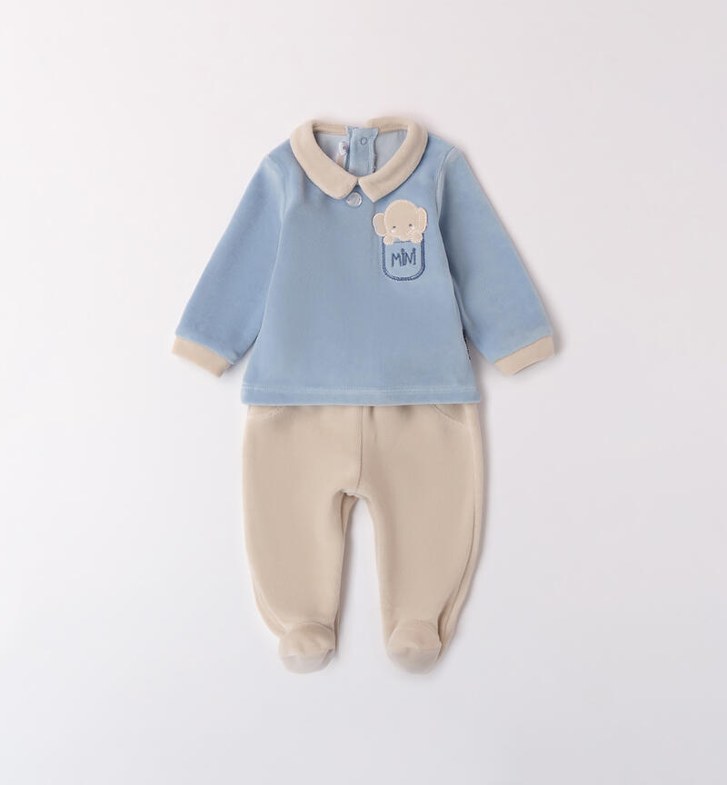 Jumpsuit for baby boy L.BLUE-3964